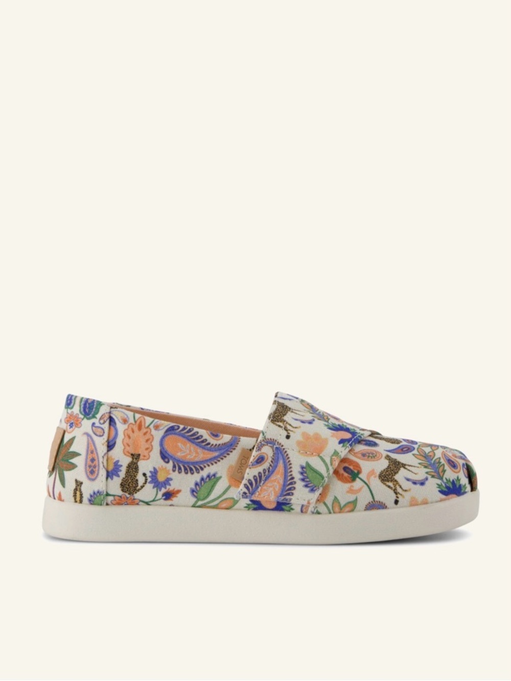 Toms Floral Slips on